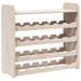 Suport de vinuri cu raft superior, 67,5x25x60cm, lemn masiv pin - WALTI WALTI
