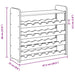 Suport de vinuri cu raft superior, 67,5x25x60cm, lemn masiv pin - WALTI WALTI