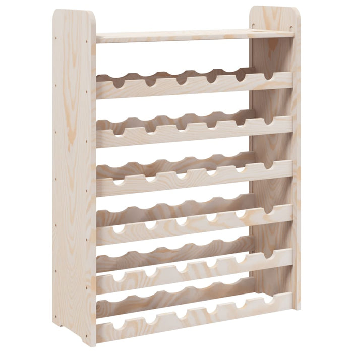 Suport de vinuri cu raft superior, 67,5x25x87cm, lemn masiv pin - WALTI WALTI