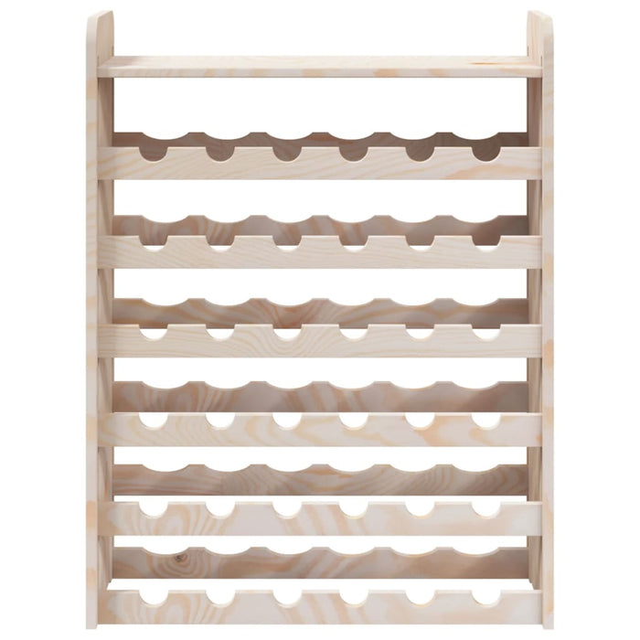 Suport de vinuri cu raft superior, 67,5x25x87cm, lemn masiv pin - WALTI WALTI
