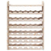 Suport de vinuri cu raft superior, 67,5x25x87cm, lemn masiv pin - WALTI WALTI