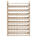 Suport vinuri cu raft superior, 72,5x25x111,5cm, lemn masiv pin - WALTI WALTI