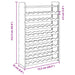 Suport vinuri cu raft superior, 72,5x25x111,5cm, lemn masiv pin - WALTI WALTI