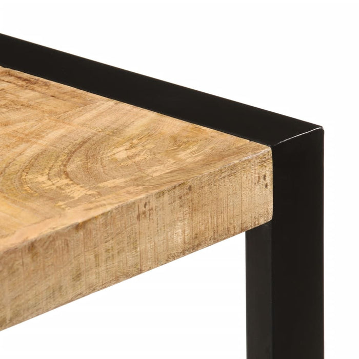 Masă de sufragerie, 120x55x76 cm, lemn masiv de mango brut WALTI