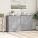 Dulapuri, 2 buc., gri beton, 60x31x70 cm, lemn prelucrat - WALTI WALTI