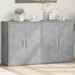 Dulapuri, 2 buc., gri beton, 60x31x70 cm, lemn prelucrat - WALTI WALTI