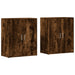 Dulapuri, 2 buc., stejar fumuriu, 60x31x70 cm, lemn prelucrat - WALTI WALTI