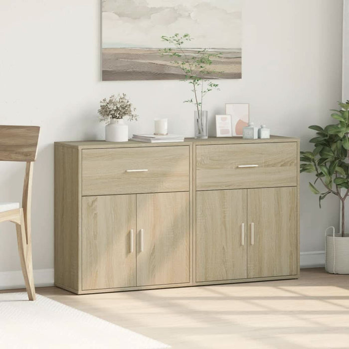 Dulapuri, 2 buc., stejar sonoma, 60x31x70 cm, lemn prelucrat - WALTI WALTI