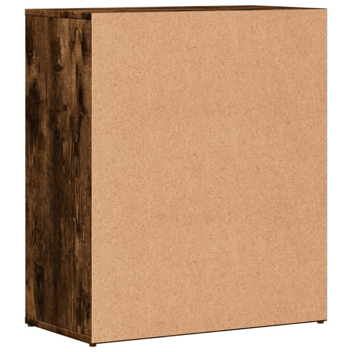 Dulapuri, 2 buc., stejar fumuriu, 60x31x70 cm, lemn prelucrat - WALTI WALTI