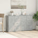 Dulapuri, 2 buc., gri beton, 60x31x70 cm, lemn prelucrat - WALTI WALTI