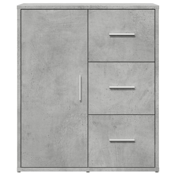 Dulapuri, 2 buc., gri beton, 60x31x70 cm, lemn prelucrat - WALTI WALTI
