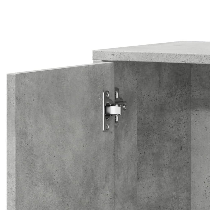 Dulapuri, 2 buc., gri beton, 60x31x70 cm, lemn prelucrat - WALTI WALTI