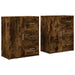 Dulapuri, 2 buc., stejar fumuriu, 60x31x70 cm, lemn prelucrat - WALTI WALTI