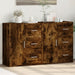 Dulapuri, 2 buc., stejar fumuriu, 60x31x70 cm, lemn prelucrat - WALTI WALTI