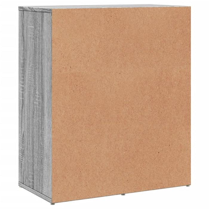 Dulapuri, 2 buc., gri sonoma, 60x31x70 cm, lemn prelucrat - WALTI WALTI
