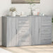 Dulapuri, 2 buc., gri sonoma, 60x31x70 cm, lemn prelucrat - WALTI WALTI