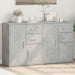 Dulapuri, 2 buc., gri beton, 60x31x70 cm, lemn prelucrat - WALTI WALTI