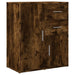 Dulapuri, 2 buc., stejar fumuriu, 60x31x70 cm, lemn prelucrat - WALTI WALTI