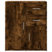 Dulapuri, 2 buc., stejar fumuriu, 60x31x70 cm, lemn prelucrat - WALTI WALTI