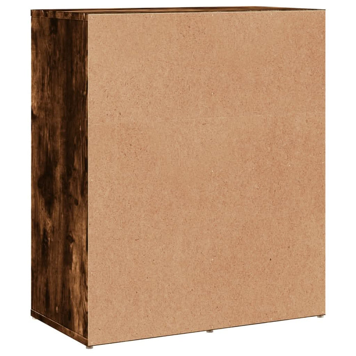 Dulapuri, 2 buc., stejar fumuriu, 60x31x70 cm, lemn prelucrat - WALTI WALTI