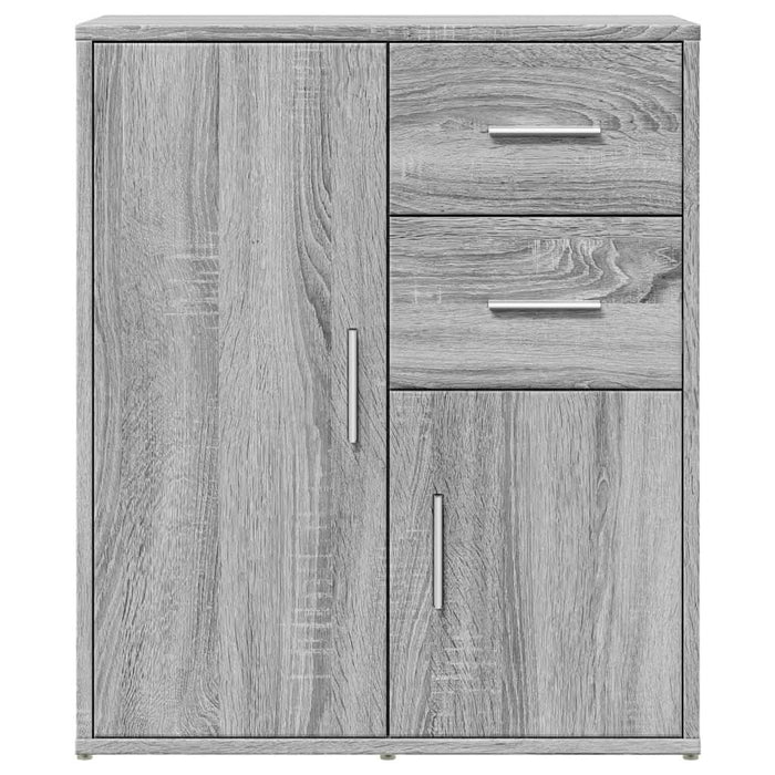 Dulapuri, 2 buc., gri sonoma, 60x31x70 cm, lemn prelucrat - WALTI WALTI