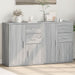 Dulapuri, 2 buc., gri sonoma, 60x31x70 cm, lemn prelucrat - WALTI WALTI
