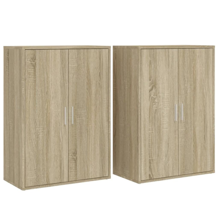 Dulapuri, 2 buc., stejar sonoma, 60x31x84 cm, lemn prelucrat - WALTI WALTI