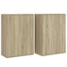 Dulapuri, 2 buc., stejar sonoma, 60x31x84 cm, lemn prelucrat - WALTI WALTI