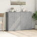 Dulapuri, 2 buc., gri beton, 60x31x84 cm, lemn prelucrat - WALTI WALTI