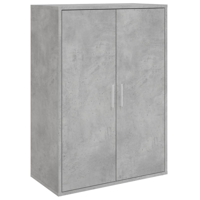 Dulapuri, 2 buc., gri beton, 60x31x84 cm, lemn prelucrat - WALTI WALTI