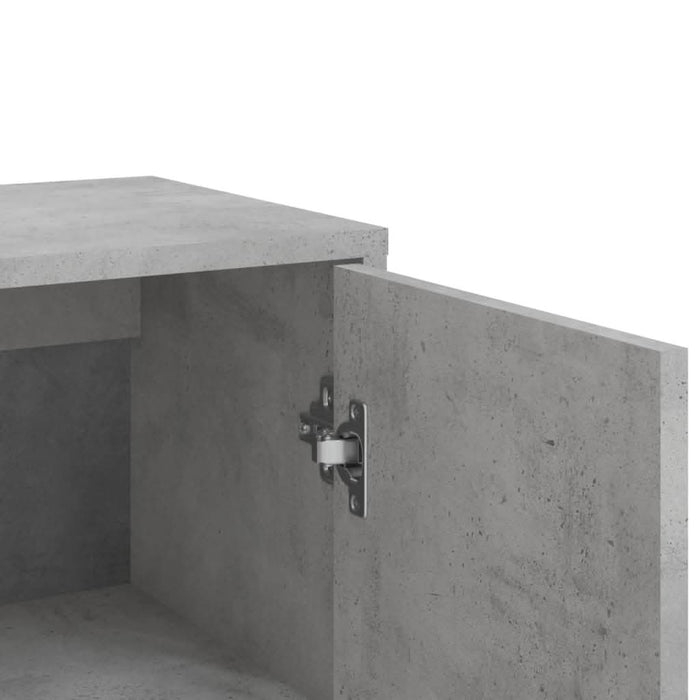 Dulapuri, 2 buc., gri beton, 60x31x84 cm, lemn prelucrat - WALTI WALTI