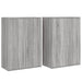 Dulapuri, 2 buc., gri sonoma, 60x31x84 cm, lemn prelucrat - WALTI WALTI