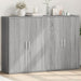 Dulapuri, 2 buc., gri sonoma, 60x31x84 cm, lemn prelucrat - WALTI WALTI
