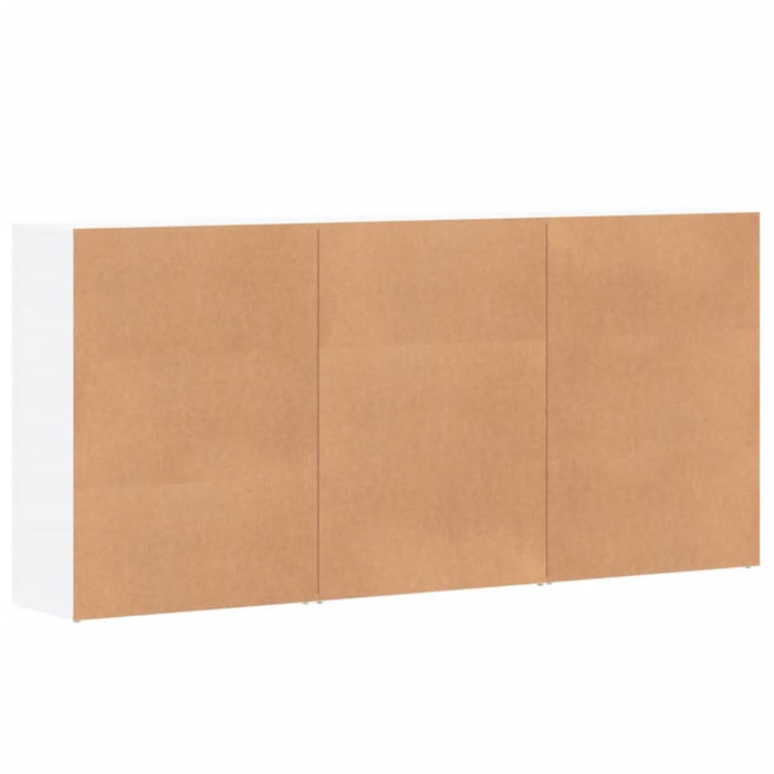 Dulapuri, 3 buc., alb, 60x31x84 cm, lemn prelucrat - WALTI WALTI