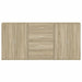 Dulapuri, 3 buc., stejar sonoma, 60x31x84 cm, lemn prelucrat - WALTI WALTI