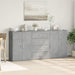 Dulapuri, 3 buc., gri beton, 60x31x84 cm, lemn prelucrat - WALTI WALTI