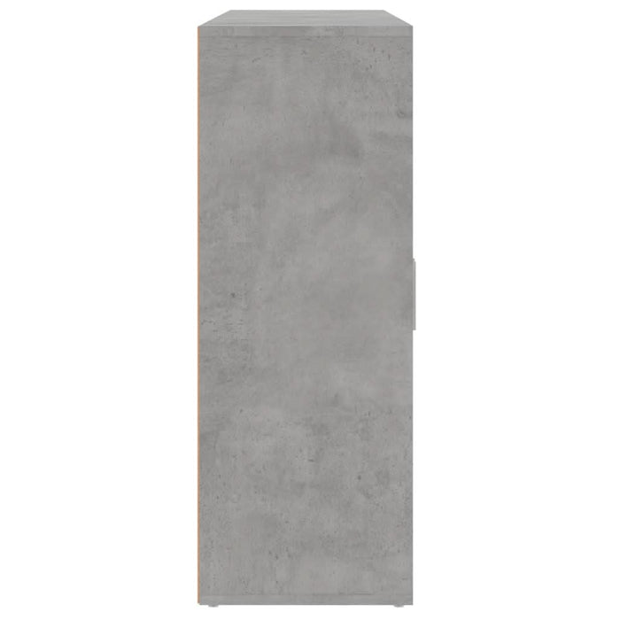 Dulapuri, 3 buc., gri beton, 60x31x84 cm, lemn prelucrat - WALTI WALTI