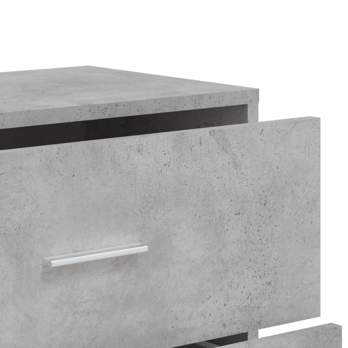 Dulapuri, 3 buc., gri beton, 60x31x84 cm, lemn prelucrat - WALTI WALTI