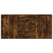 Dulapuri, 3 buc., stejar fumuriu, 60x31x84 cm, lemn prelucrat - WALTI WALTI