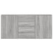 Dulapuri, 3 buc., gri sonoma, 60x31x84 cm, lemn prelucrat - WALTI WALTI