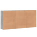 Dulapuri, 3 buc., gri sonoma, 60x31x84 cm, lemn prelucrat - WALTI WALTI