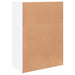 Dulapuri, 2 buc., alb, 60x31x84 cm, lemn prelucrat - WALTI WALTI