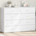 Dulapuri, 2 buc., alb, 60x31x84 cm, lemn prelucrat - WALTI WALTI