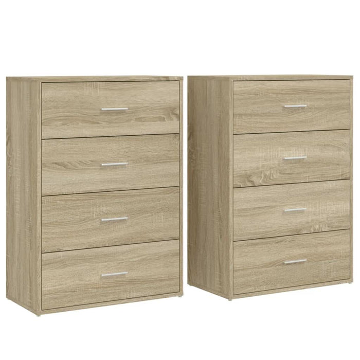 Dulapuri, 2 buc., stejar sonoma, 60x31x84 cm, lemn prelucrat - WALTI WALTI