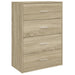 Dulapuri, 2 buc., stejar sonoma, 60x31x84 cm, lemn prelucrat - WALTI WALTI