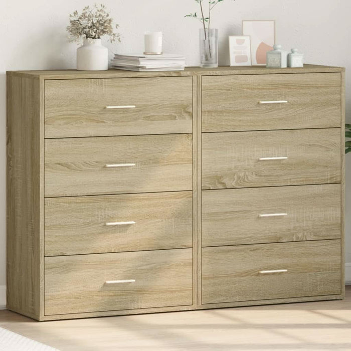 Dulapuri, 2 buc., stejar sonoma, 60x31x84 cm, lemn prelucrat - WALTI WALTI