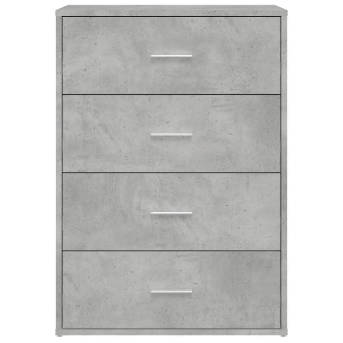 Dulapuri, 2 buc., gri beton, 60x31x84 cm, lemn prelucrat - WALTI WALTI