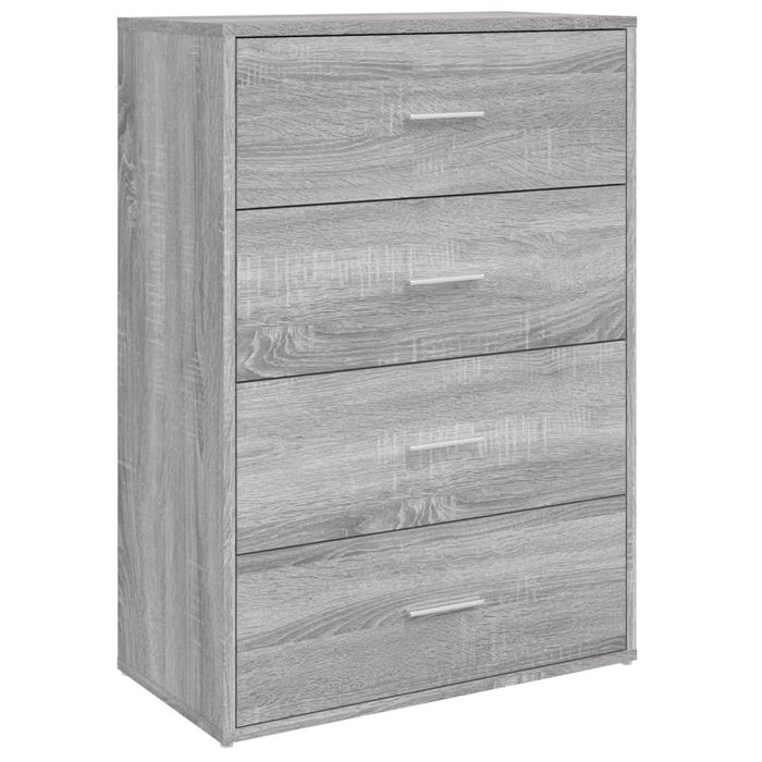 Dulapuri, 2 buc., gri sonoma, 60x31x84 cm, lemn prelucrat - WALTI WALTI