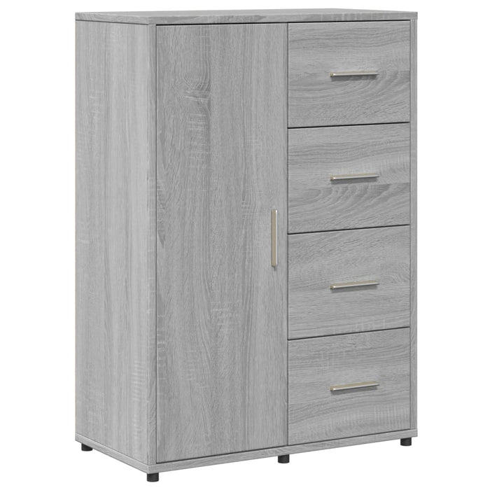 Dulapuri, 2 buc., gri sonoma, 60x31x84 cm, lemn prelucrat - WALTI WALTI