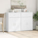 Dulapuri, 2 buc., alb, 60x30x84 cm, lemn prelucrat - WALTI WALTI
